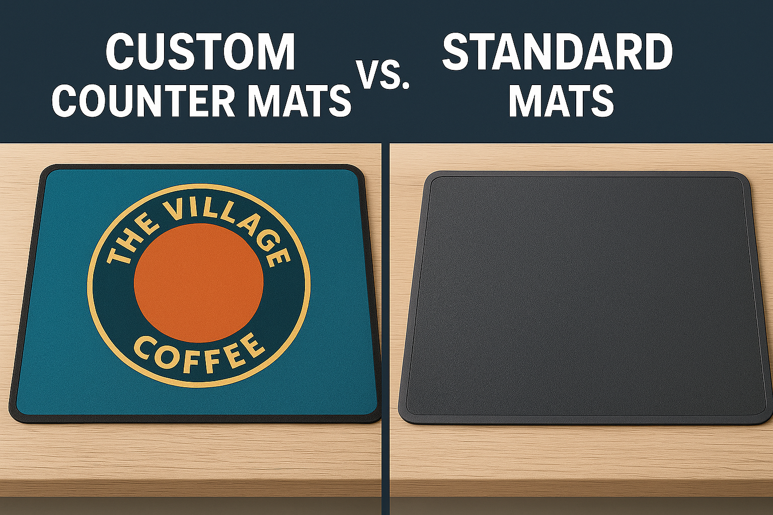 custom counter mats