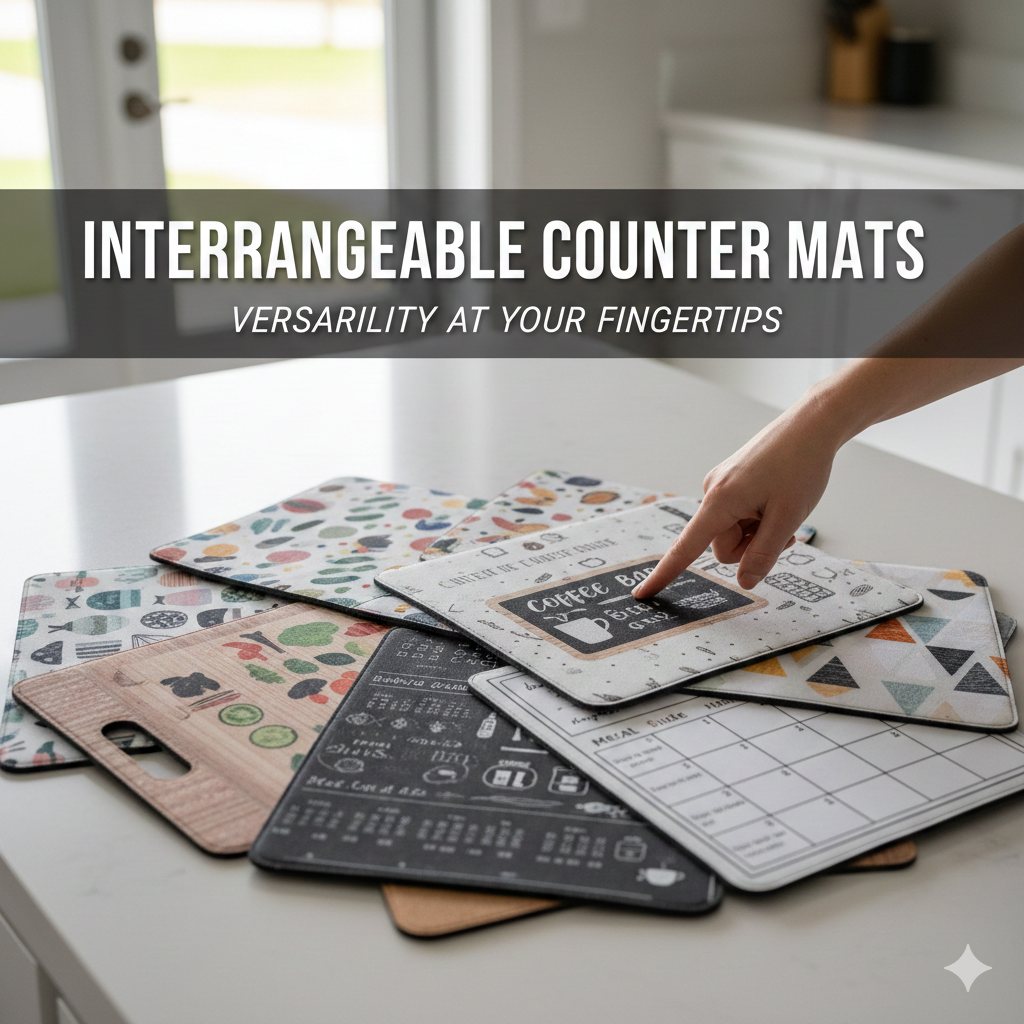 Interchangeable Counter Mats: Versatility at Your Fingertips 